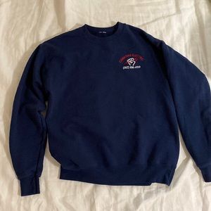 vintage embroidered crewneck